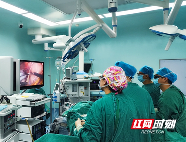 红网——医疗服务提升年丨永州职院附属医院腹部外科微创救治再次胃溃疡穿孔高龄患者