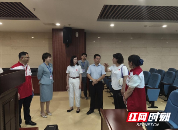 省红十字会调研永州市第一人民医院急救培训基地 共促应急救护事业发展